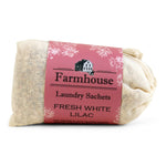 Natural Lightly-Fragranced Sachets: Fresh White Lilac - Sugar River Shoppe