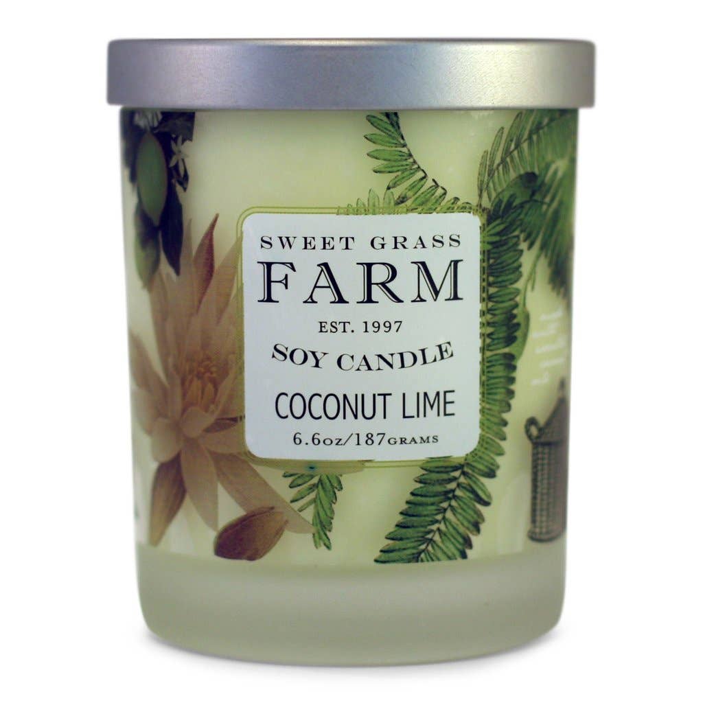 Tumbler Soy Wax Candles: Coconut Lime - Sugar River Shoppe