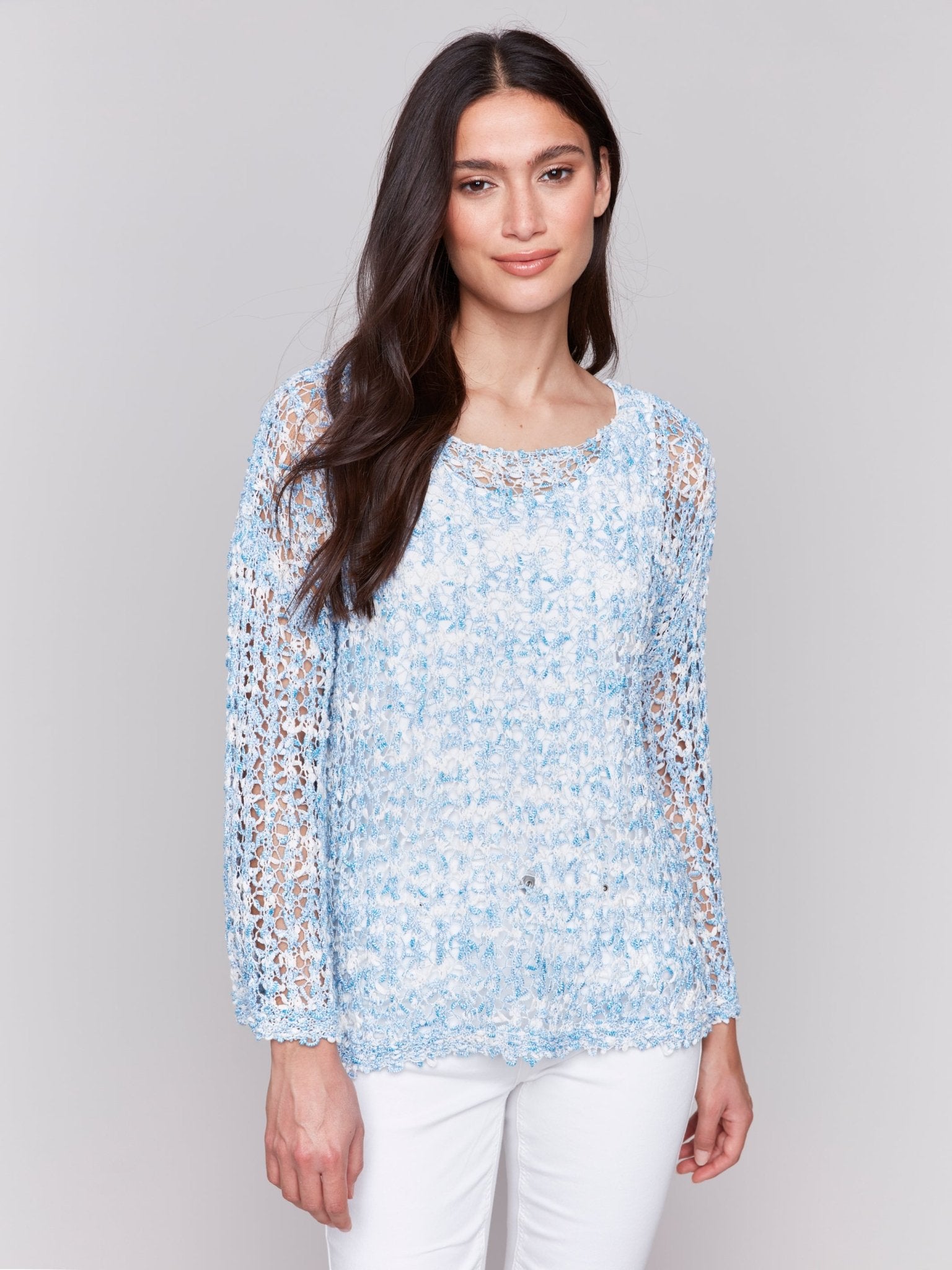 Tape Yarn Sweater - Charlie B - 690178636707 - Sugar River Shoppe - 