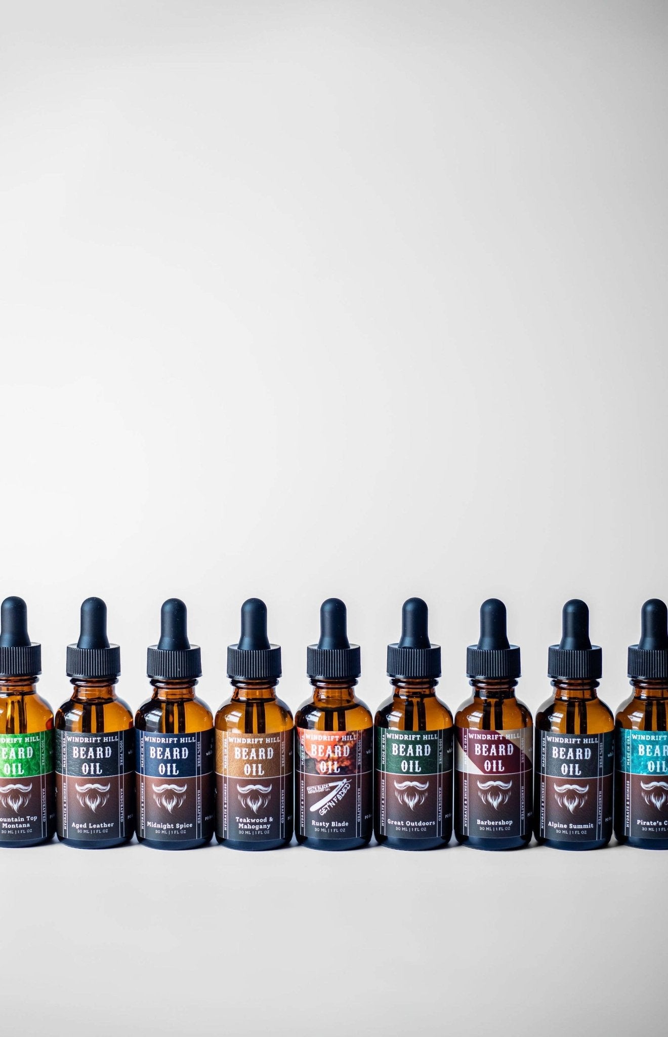 Teakwood & Mahogany | Beard Oil - Windrift Hill Goat Milk Skincare - 804551436611 - Sugar River Shoppe - 