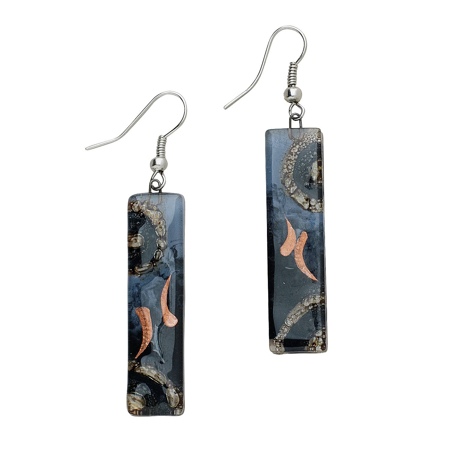 Fascination Glass Earrings - Sugar River Shoppe