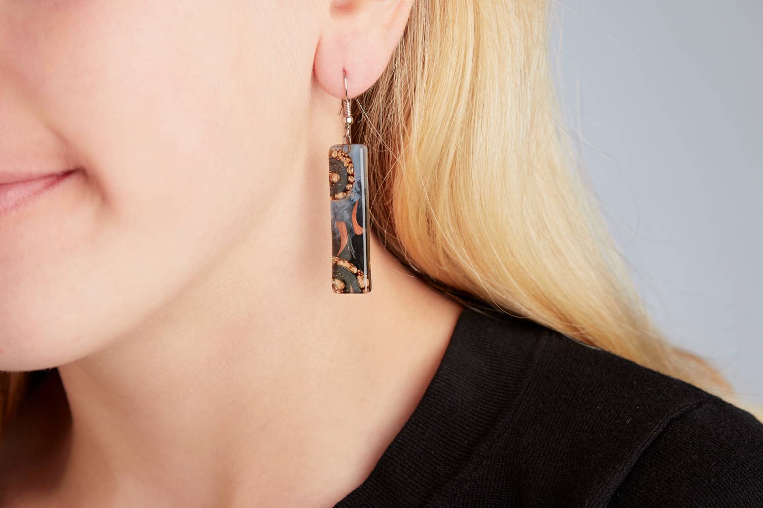 Fascination Glass Earrings - Sugar River Shoppe