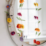 Silk Paper Flower Valance - Sugar River Shoppe