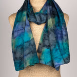Waterfall Painted Scarf - Sugar River Shoppe
