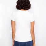 Tencel Rib Crew Neck T-Shirt - Charlie B - 690178765414 - Sugar River Shoppe - 