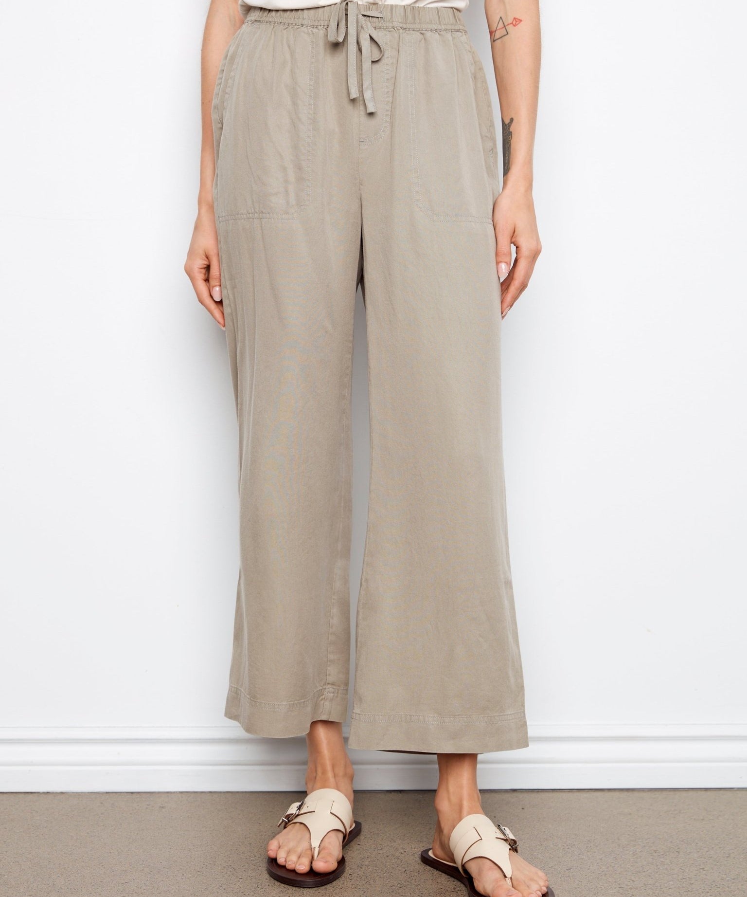 Tencel Wide Leg Jogger Pants - Charlie B - 690178715051 - Sugar River Shoppe - 