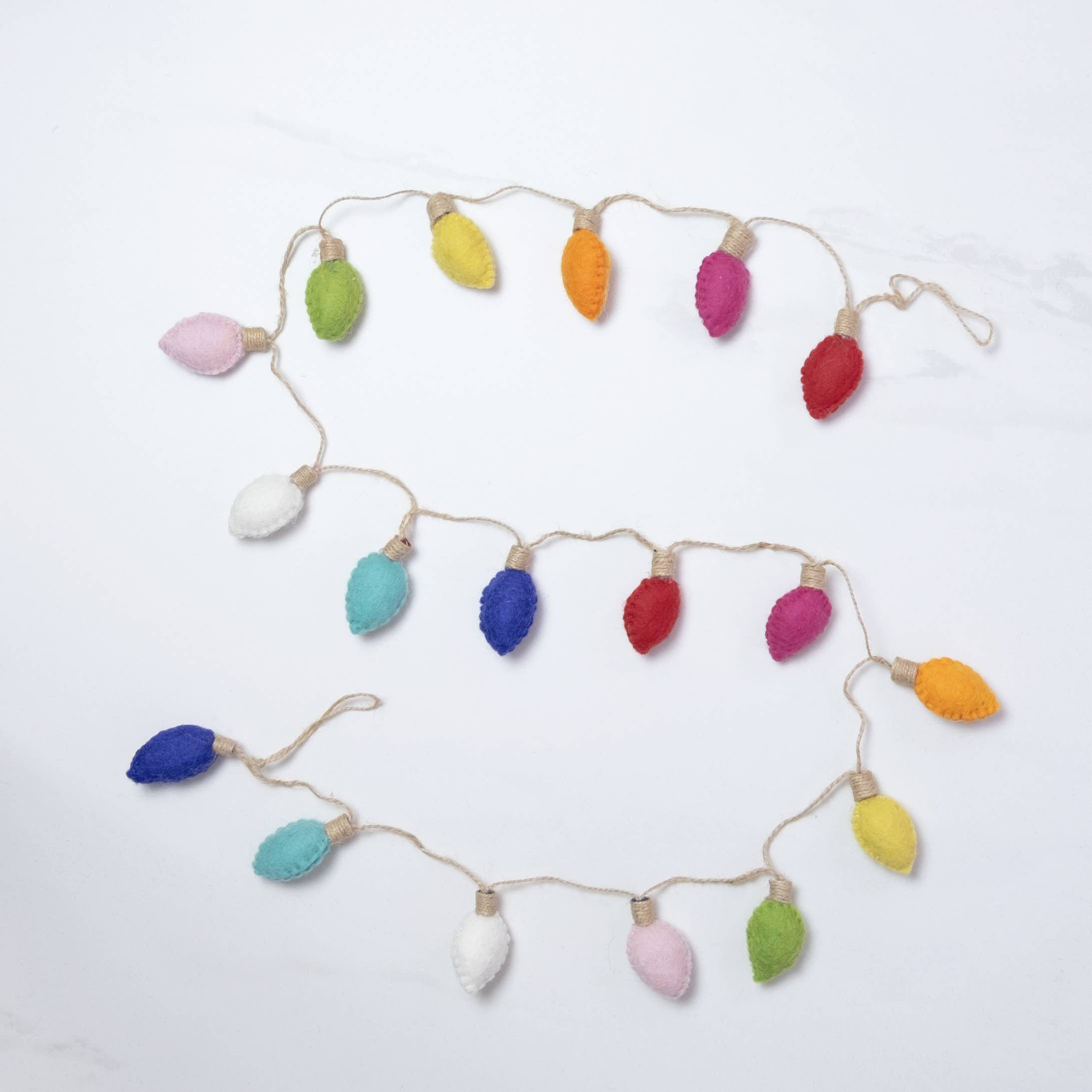 Christmas Decor Garland - Vintage Christmas Light - Retro - Sugar River Shoppe