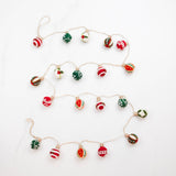 Embroidered Christmas Ball Garland - Sugar River Shoppe