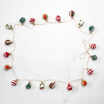 Embroidered Christmas Ball Garland - Sugar River Shoppe