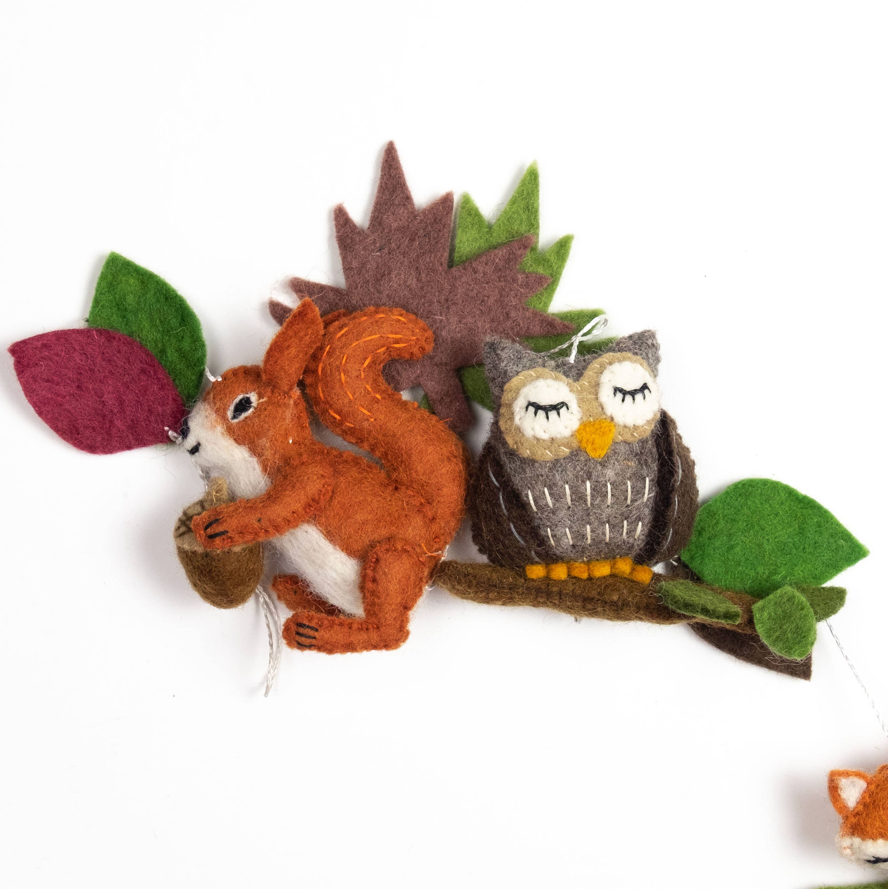 Felt Decor Forest Garland - Sugar River Shoppe