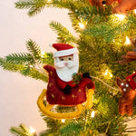 Santa with Sleigh and 8 Reindeer Garland - Sugar River Shoppe