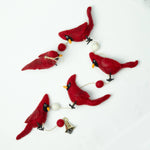 Spring Decor Red Felt Cardinal Garland - Sugar River Shoppe