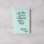 All The Letters I Should Have Sent - book - Sugar River Shoppe