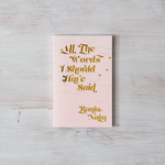 All The Words I Should Have Said - book - Sugar River Shoppe