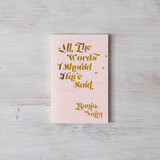 All The Words I Should Have Said - book - Sugar River Shoppe