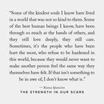 The Strength In Our Scars - book - Sugar River Shoppe