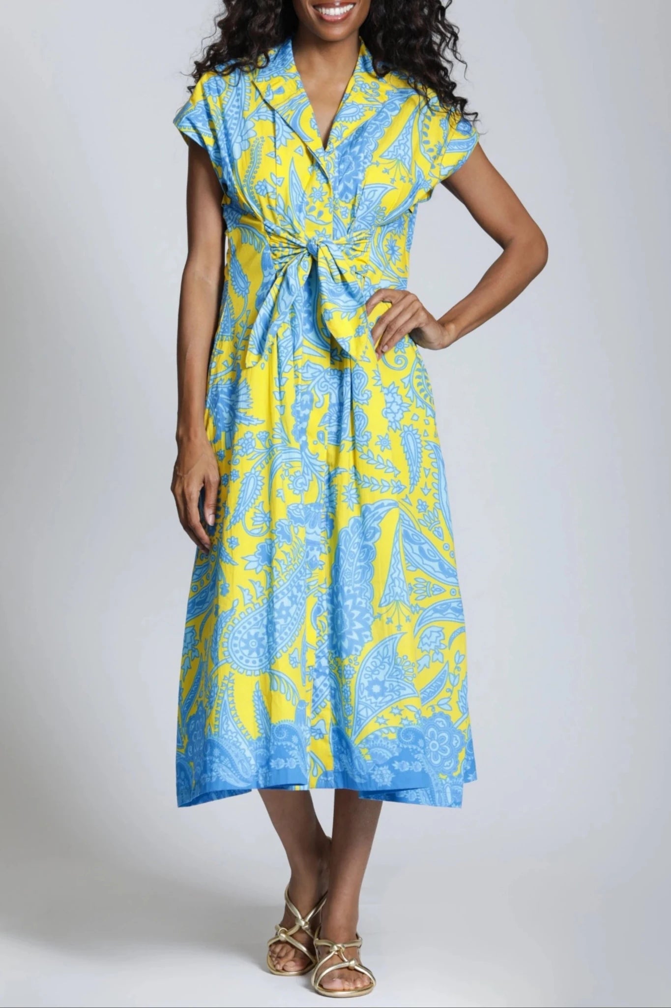 Tie Front Dress - APNY - 605258109958 - Sugar River Shoppe - 