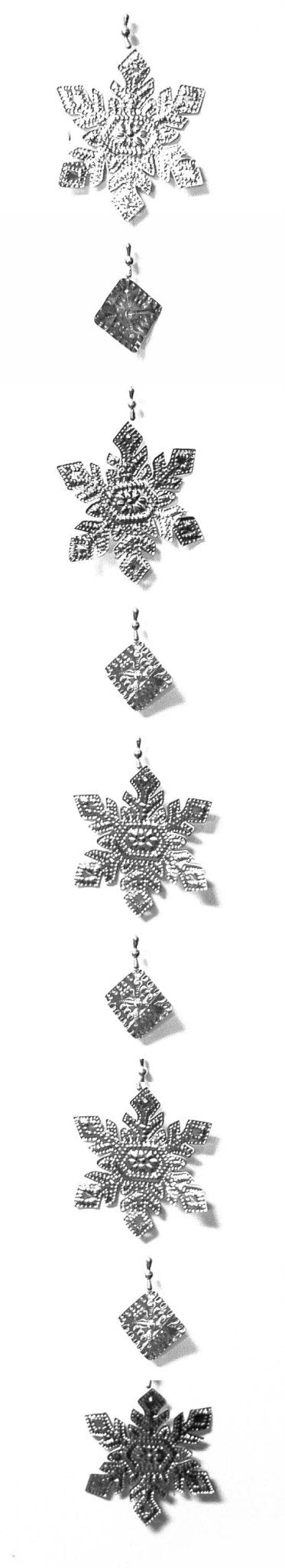 Tin Foil Snowflake Hanging - Moksha - 31004456 - Sugar River Shoppe - 