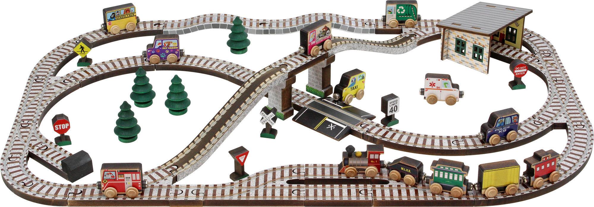 Town Train Set - Maple Landmark - 679952112408 - Sugar River Shoppe - 