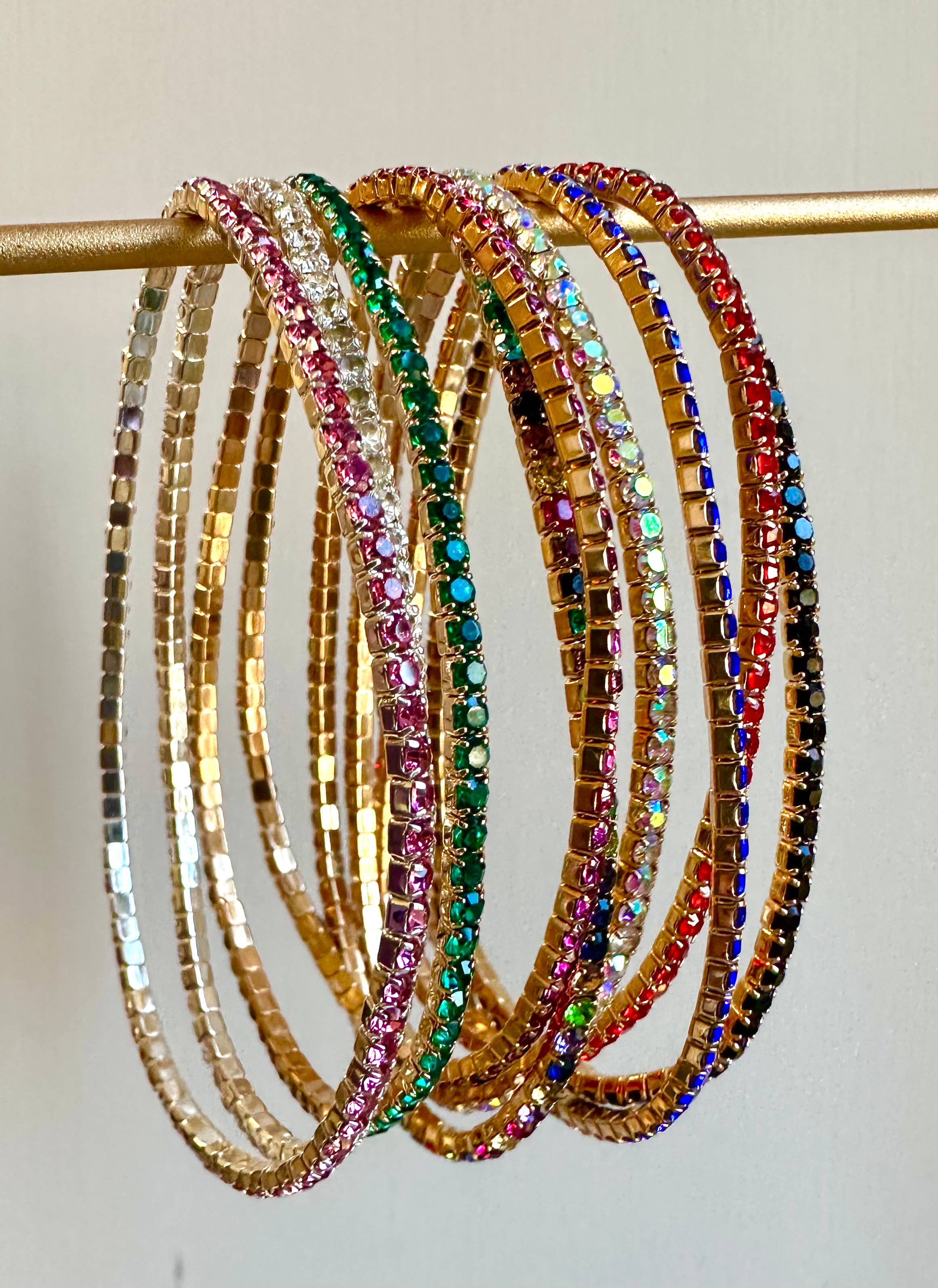 Rhinestone Stretch Bracelet - Sugar River Shoppe