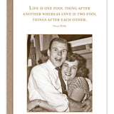 Two Fool Things Anniversary Card - Shannon Martin Design - 810098926713 - Sugar River Shoppe - 