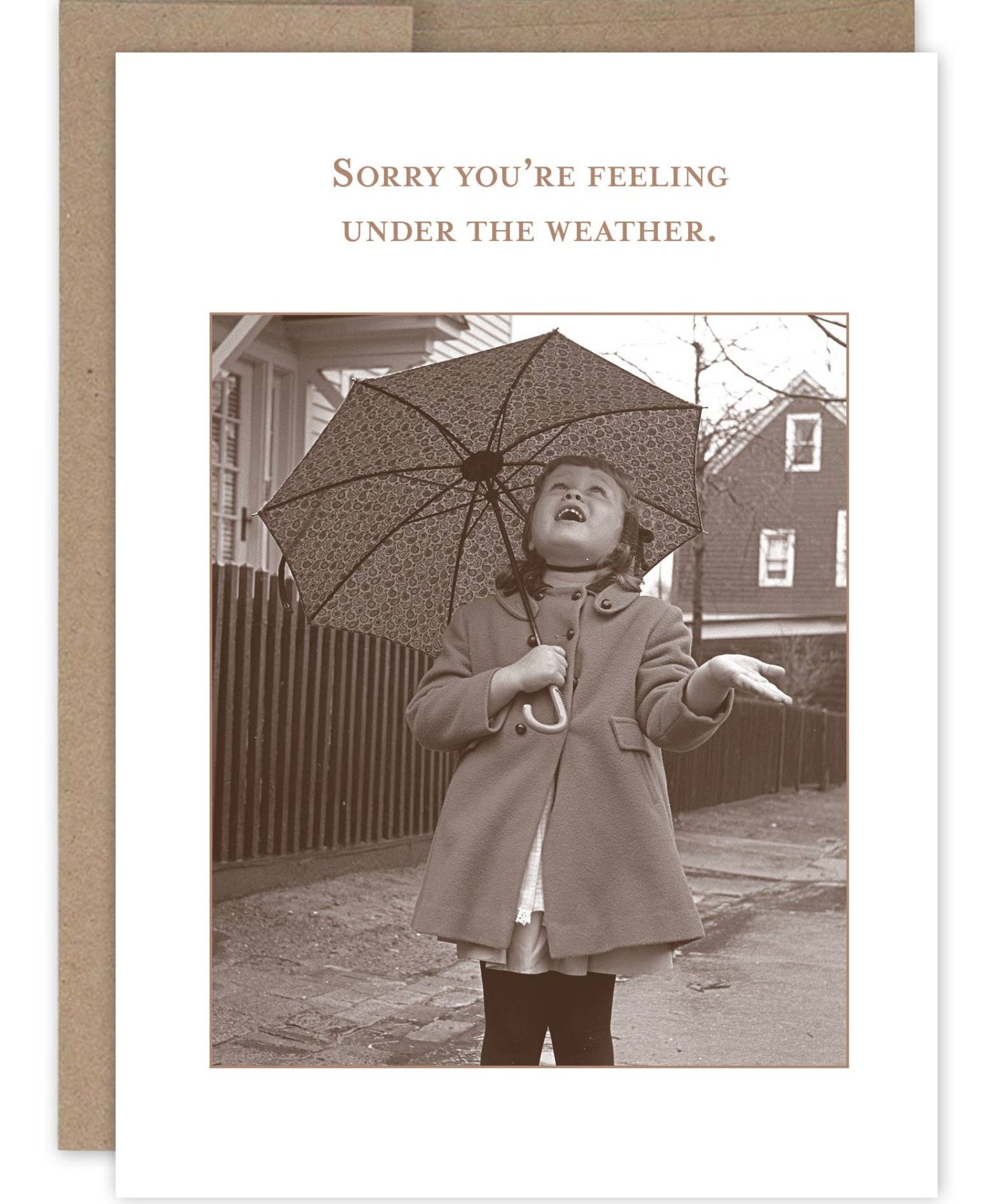 Under The Weather Get Well Card - Shannon Martin Design - 810098927918 - Sugar River Shoppe - 