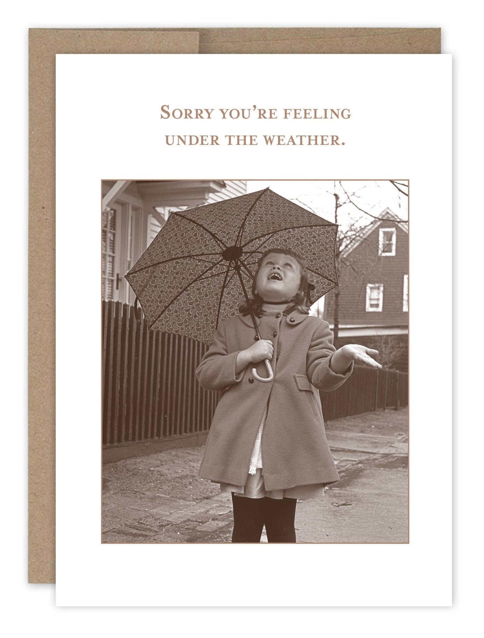 Under The Weather Get Well Card - Shannon Martin Design - 810098927918 - Sugar River Shoppe - 