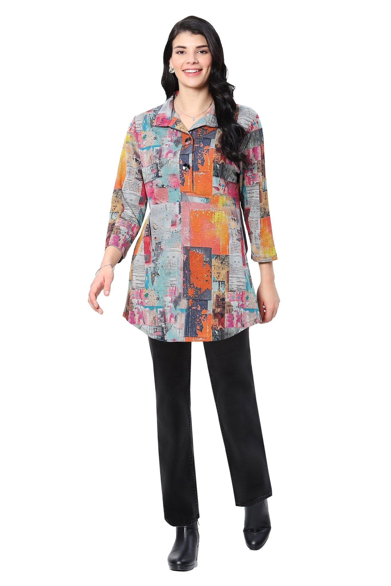 Vanita Tunic - Parsley and Sage - 93581352 - Sugar River Shoppe - 