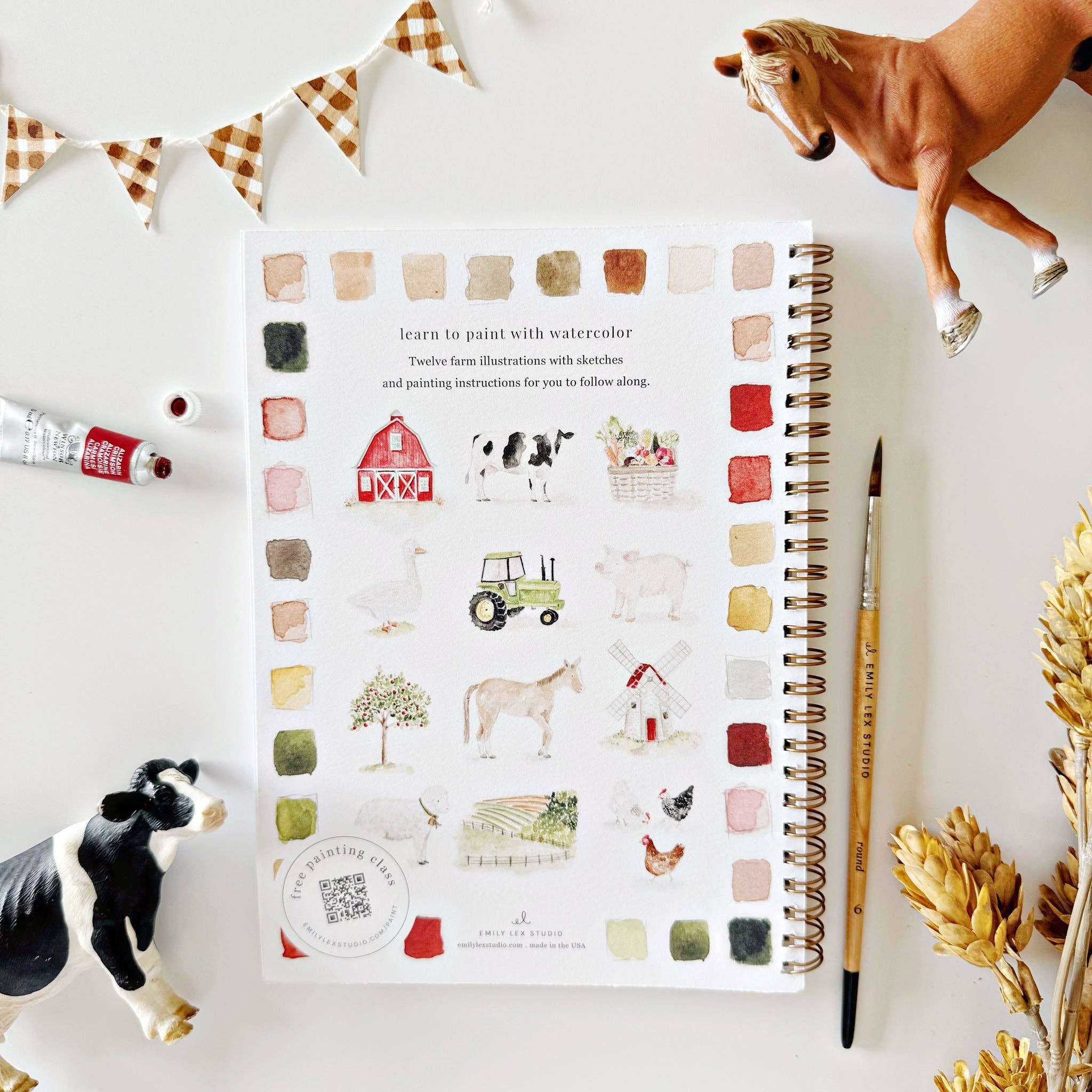Watercolor Workbook Collection - emily lex studio - 8101397408270 - Sugar River Shoppe - 
