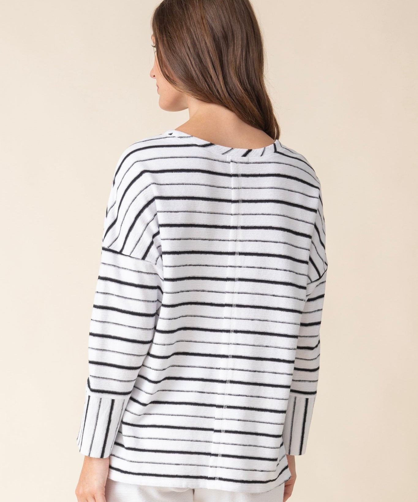 Weekend Terry Striped Boxy Crew - Habitat - 194451567448 - Sugar River Shoppe - 
