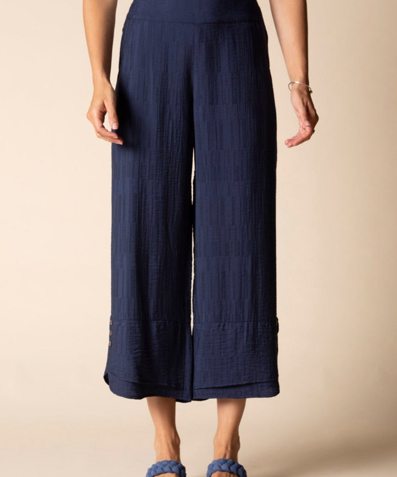 Whisper Jacquard Rayon Crop Pant - Habitat - 194451687993 - Sugar River Shoppe - 