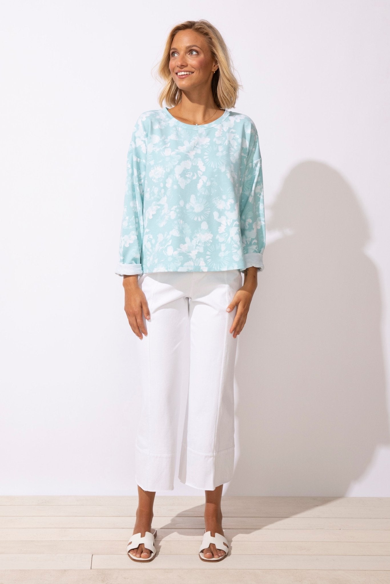 Whisper Wash French Terry Pullover - Habitat - 194451652588 - Sugar River Shoppe - 