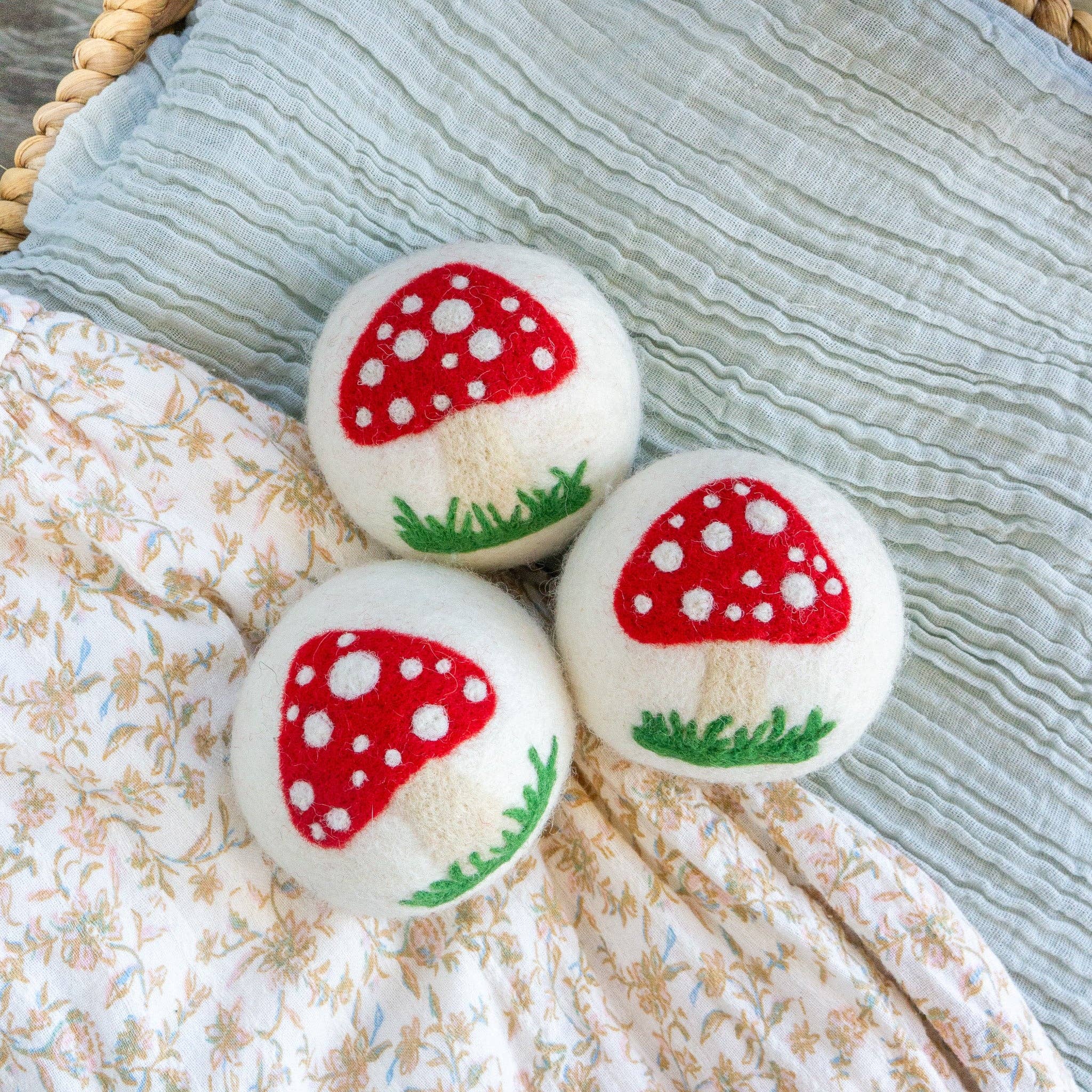 White Mushroom Trio - Friendsheep - 722698952088 - Sugar River Shoppe - 