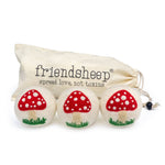 White Mushroom Trio - Friendsheep - 722698952088 - Sugar River Shoppe - 
