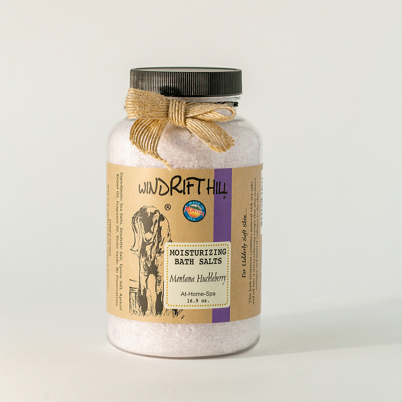 Montana Huckleberry Moisturizing Bath Salts - Sugar River Shoppe