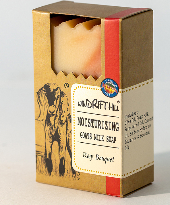 Rosy Bouquet Goat Milk Soap - Sugar River Shoppe
