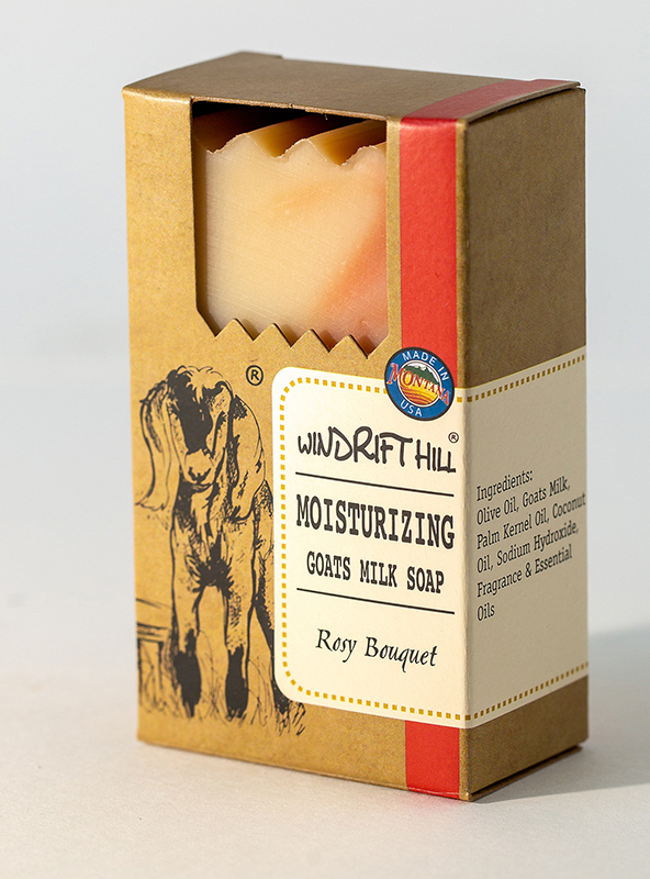 Rosy Bouquet Goat Milk Soap - Sugar River Shoppe