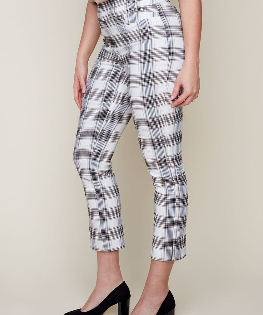 Woven Pant - Tan Combo - Renuar - 21692200 - Sugar River Shoppe - 