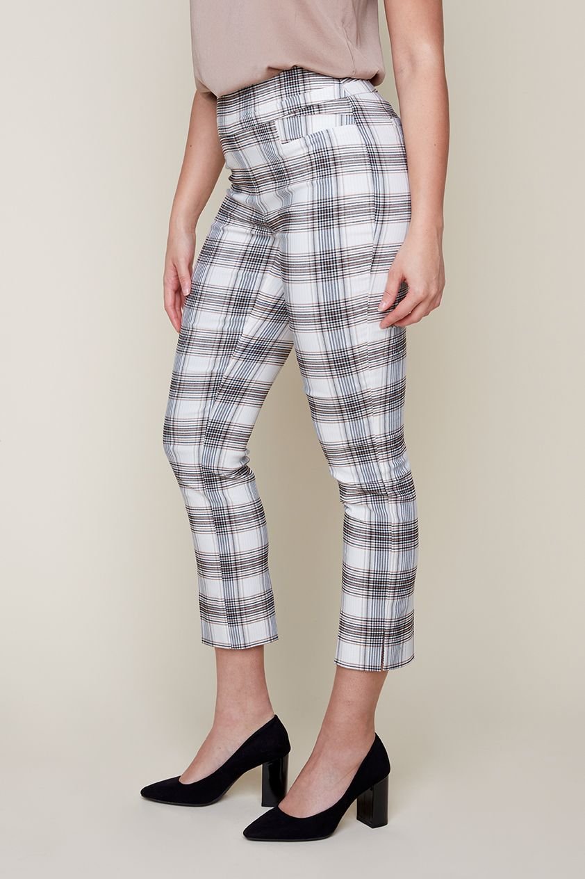 Woven Pant - Tan Combo - Renuar - 21692200 - Sugar River Shoppe - 