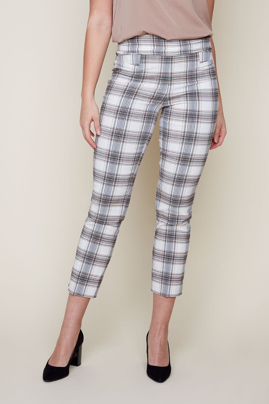 Woven Pant - Tan Combo - Renuar - 21692200 - Sugar River Shoppe - 
