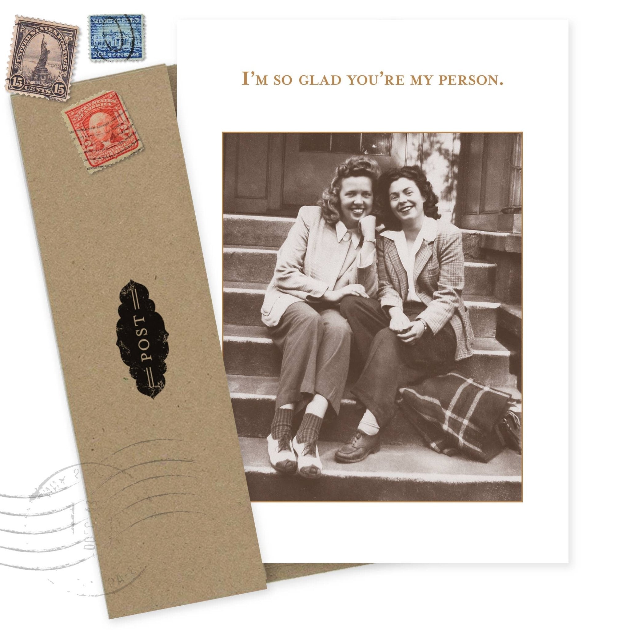 You're My Person Friendship Card - Shannon Martin Design - 810098927765 - Sugar River Shoppe - 