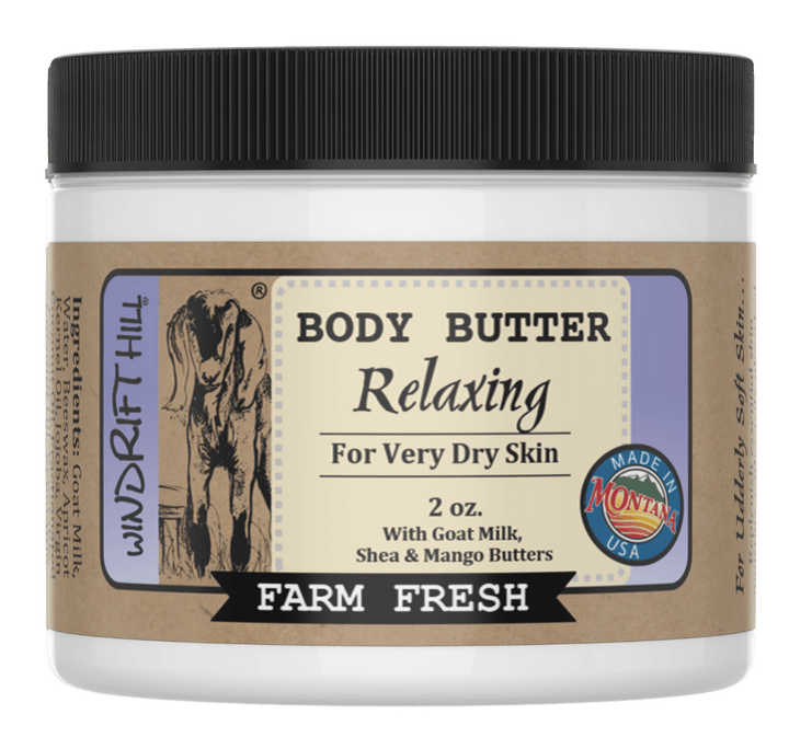 Relaxing | Goat Milk Body Butter | 2oz. Travel Size - Sugar River Shoppe