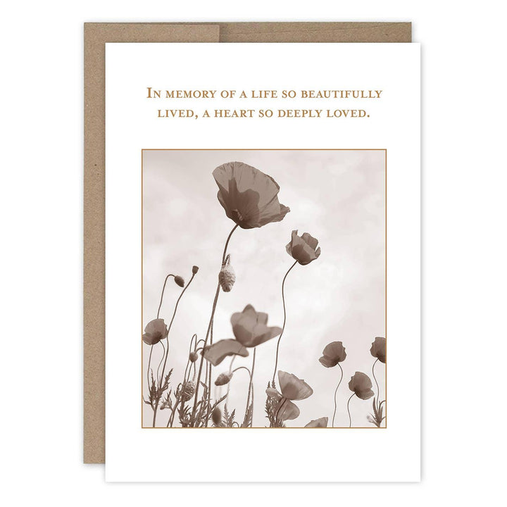 Life Beautifully Lived Sympathy Card - Sugar River Shoppe