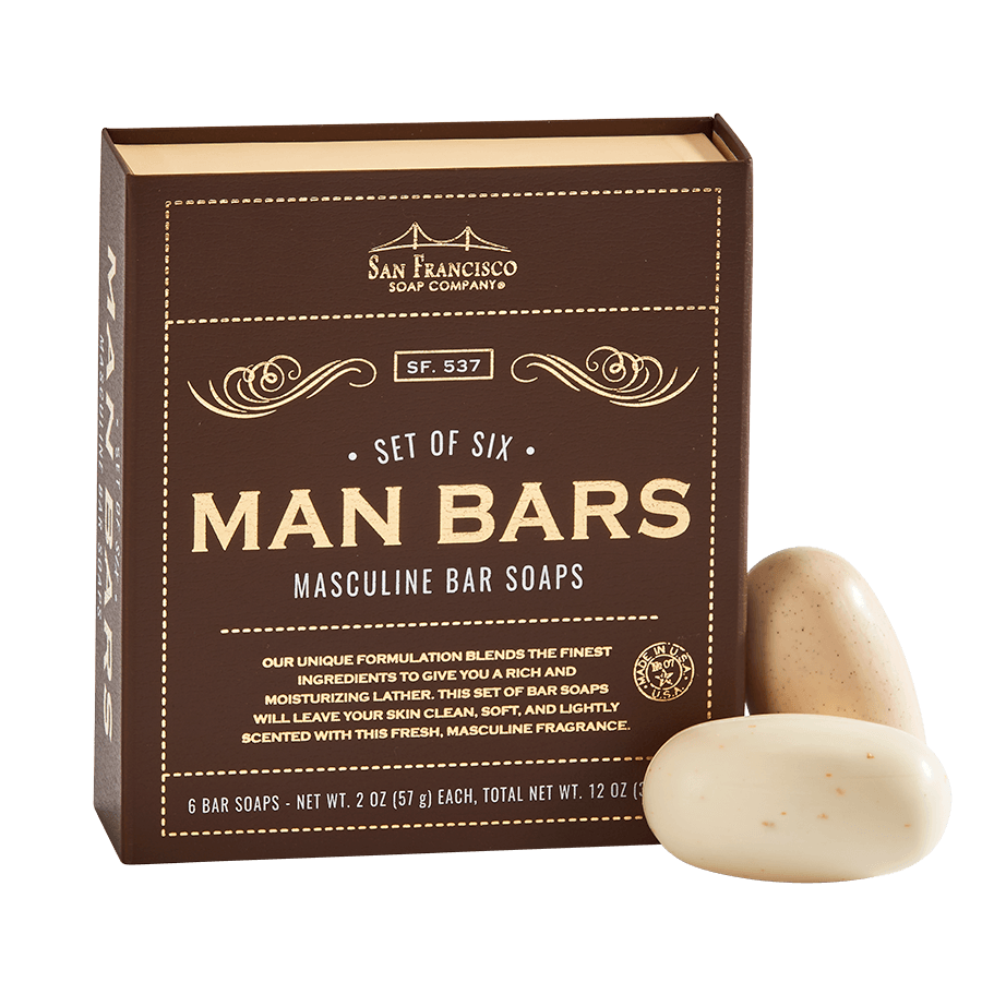 Man Bar 6pc Gift Set - Sugar River Shoppe