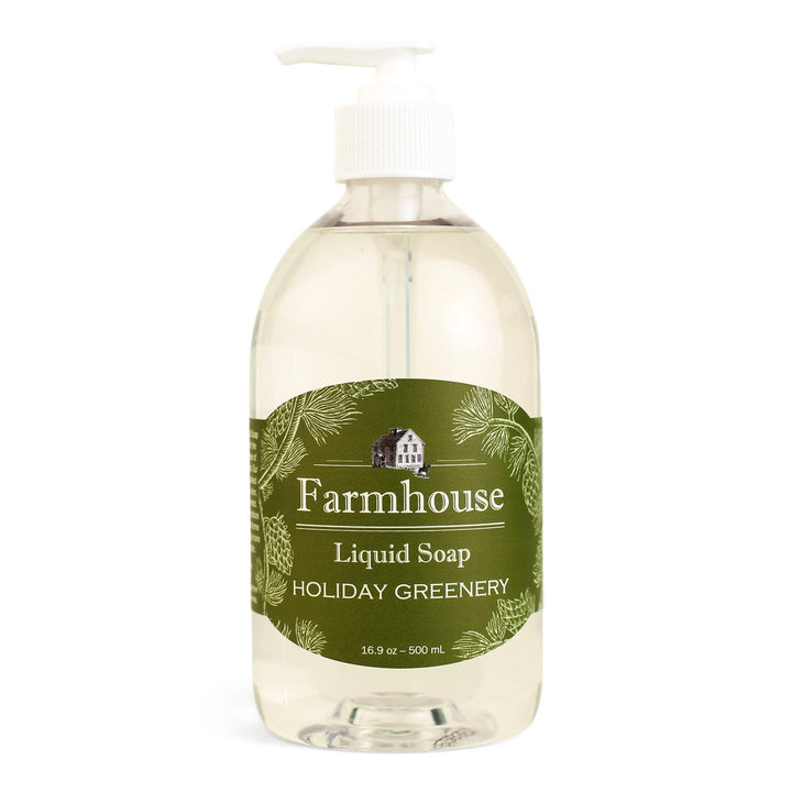 Liquid Hand Soap: Holiday Greenery - Sugar River Shoppe