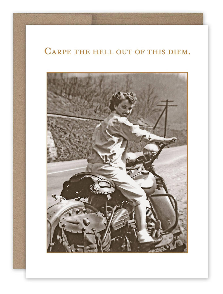 Carpe Diem Birthday Card - Sugar River Shoppe