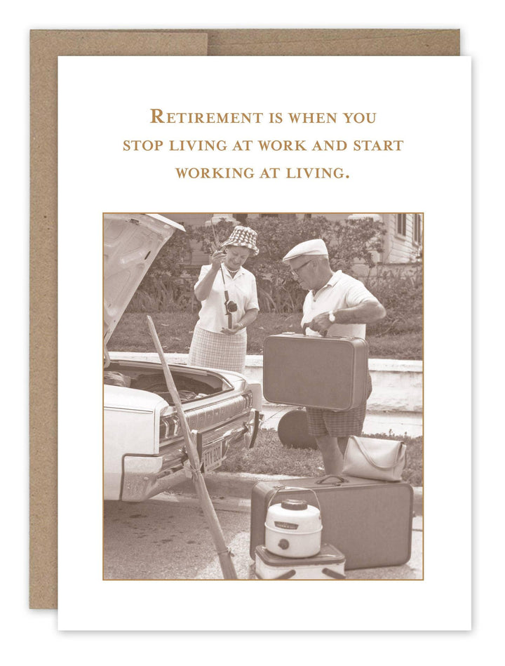 Working At Living Retirement Card - Sugar River Shoppe