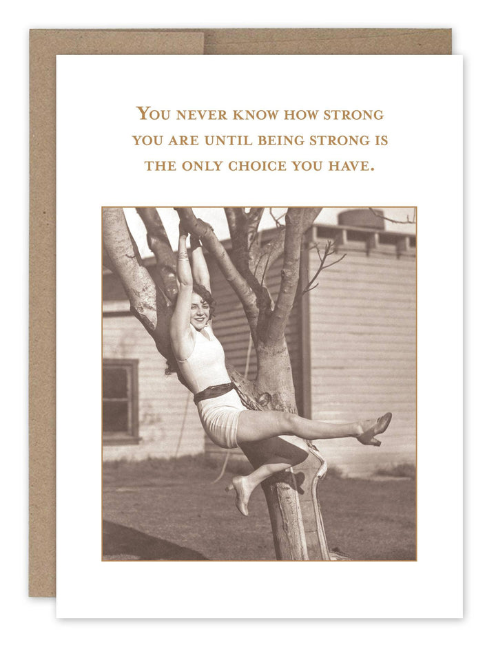 Being Strong Encouragement Card - Sugar River Shoppe