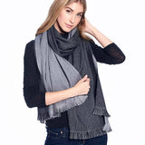 Alpaca Reversible Wrap - Obsidian - Shupaca Alpaca - 111111114354 - Sugar River Shoppe - 