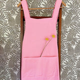 Cross Back Apron: Rose Pink - Sugar River Shoppe